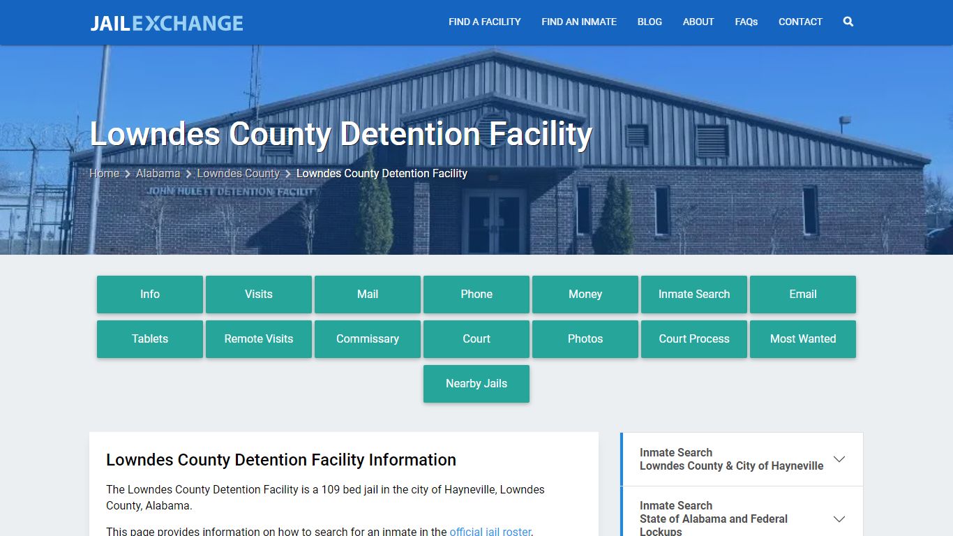 Lowndes County Detention Facility - Jail Exchange